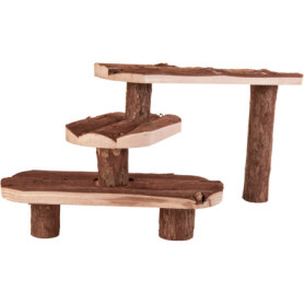 Escalier Naturel TRIXIE pour Petits Animaux - 38 x 24 cm