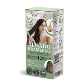 Vegliss Lissage Brésilien Vegan à la Kératine Végétale - Hydratation et Réparation des Cheveux