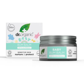 Baume Apaisant pour le Change de Bébé au Calendula - Dr. Organic, 50ml