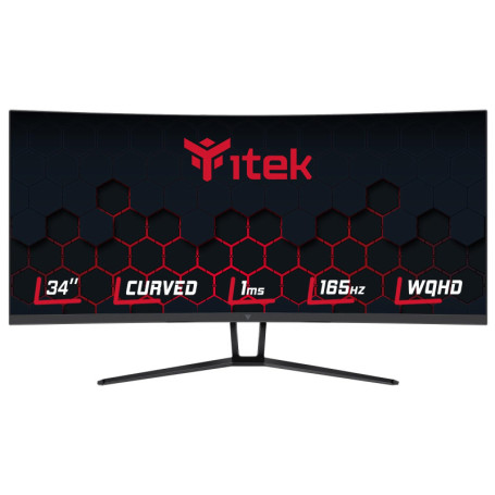 iTek Moniteur GGC 34" Incurvé WQHD 165Hz UltraWide