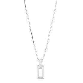 Collier en Acier Inoxydable LOTUS - Élégance Argentée