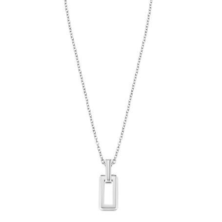 Collier en Acier Inoxydable LOTUS - Élégance Argentée