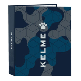 Classeur Safta Kelme EPIC 4 Anneaux Bleu Marine pour Enfants