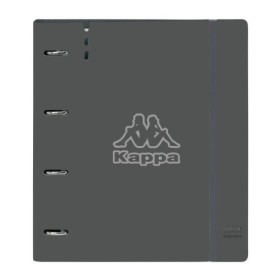 Classeur Safta KAPPA Dark 4 Anneaux 35 mm - 100 Feuilles A4 Noir