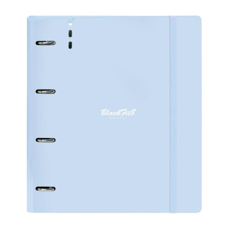 Classeur Safta BLACKFIT8 Cool avec 4 anneaux et recharge A4 - Idéal pour enfants