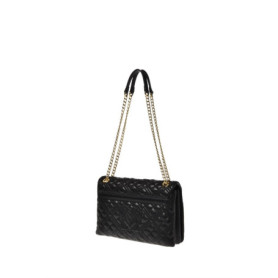 Sac à main Love Moschino Quilted en PU Noir