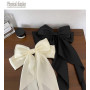ZEVONDA Grande Pince à Cheveux - Arcs à Cheveux Grand Pinces à Cheveux Big Bow avec Long Satin Soyeux Barrettes à Cheveux pour F