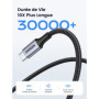 UGREEN Câble USB C vers USB C 100W - Charge Rapide 5A 20V - Lot de 2 17,27 €