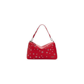 Sac à main semi-circulaire Desigual Rebel Bergamo Rouge