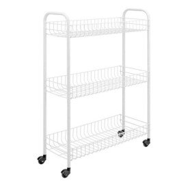 Chariot de rangement multiusage Metaltex Slim - 3 niveaux blanc 213,31 €