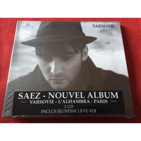 Compilation Saez : Varsovie, L'Alhambra, Paris - 3 Disques 36,24 €