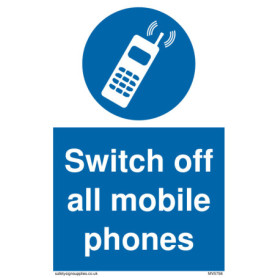 Lot de 5 pancartes pour éteindre les téléphones mobiles - 100 x 150 mm 22,59 €