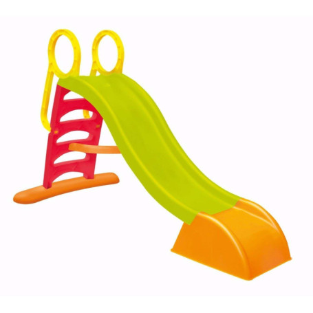 Toboggan Vert, Rouge et Jaune pour Enfants - Mochtoys