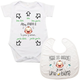 Bavoir Humoristique Maroma - Cadeau Original pour Futur Papa 22,27 €