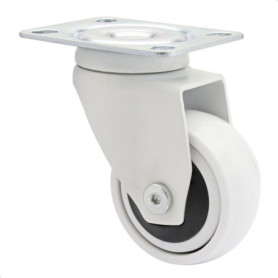 Roulette Pivotante Design 3C - WAGNER, 50 mm, Blanche, Charge 50 kg