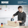 Agrafeuse manuelle Novus Tools J-29 avec 1800 agrafes - 3-en-1 polyvalente