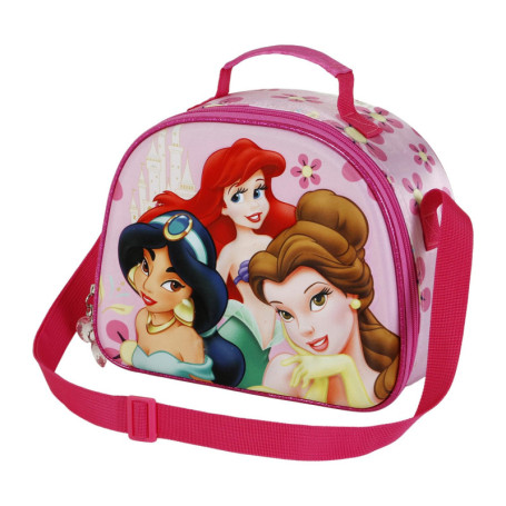 Sac à Goûter 3D Disney Princesses - Rose, Isotherme et Pratique