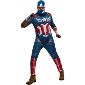 Costume Deluxe Captain America pour Adulte - Rubies
