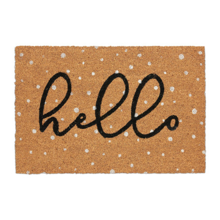 Paillasson Coloré en Fibres de Coco Antidérapant - 40x60 cm