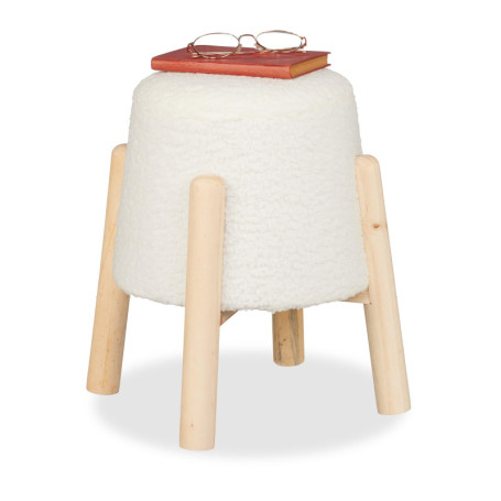 Tabouret Décoratif Relaxdays - Élégance et Confort pour Salon ou Chambre