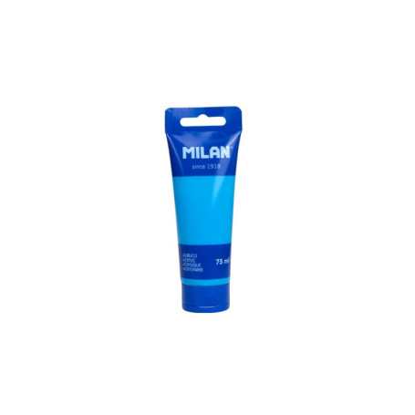 Peinture Acrylique Bleu Cyan 75 ml - MILAN
