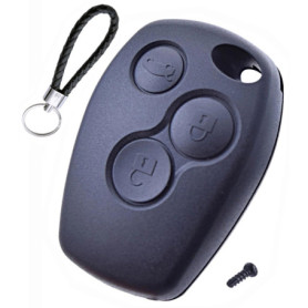 Coque de Clé Télécommande 3 Boutons pour Renault Clio et Autres Modèles
