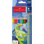 Trousse Faber-Castell Dinosaure avec 13 Crayons de Couleur