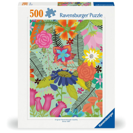 Puzzle Ravensburger 500 pièces - Jungle de Fleurs pour Adultes et Enfants