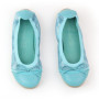 Ballerines Turquoise Femme CHATTAWAK - Confort et Élégance
