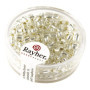 Perles de Rocaille Argentées Rayher 4 mm - Boîte de 17 g