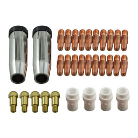 Kit de Soudage MIG MAG RIVERWELDstore - 31 Pièces avec Électrodes et Buses