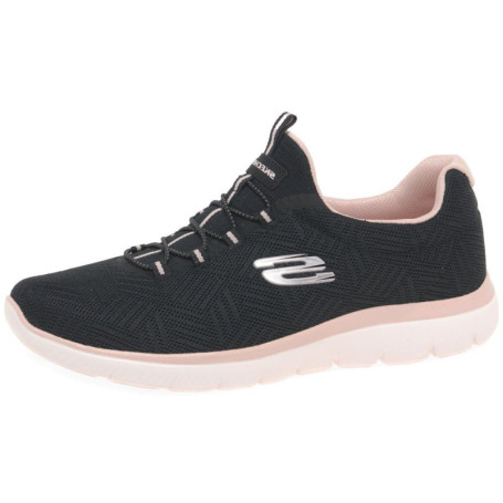 Baskets Skechers Femme Summits Artistry Chic - Noir et Rose 59,83 €