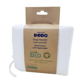 Drap Housse Bio Mon PTIT Dodo 40x80 cm - Confort et Douceur