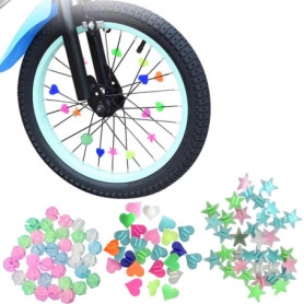 Perles Colorées pour Rayons de Vélo - Accessoires Décoratifs pour Enfants