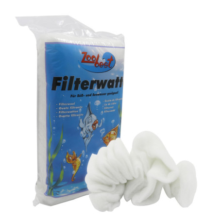Ouate Blanche Universelle ZOOBEST 250g pour Aquarium