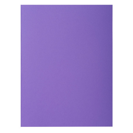 Paquet de 10 Chemises Rigides Exacompta ROCK'S - Couleur Violine A4