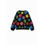 Pull-Over Enfant Desigual Sweat Smile Colours Noir