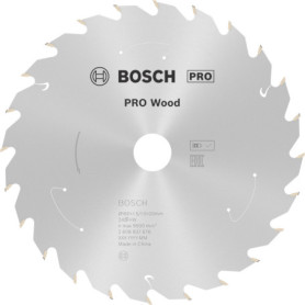 Lame de Scie Circulaire Bosch PRO Wood pour Scies Sans Fil - Coupe Précise et Durable