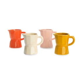 Set de 4 Tasses à Café Moka en Céramique - Balvi