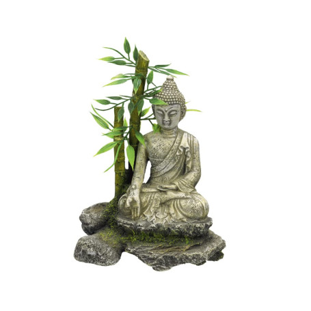 Statue Zen Nobby avec Bambou pour Aquarium