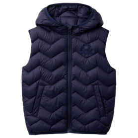 Gilet Rembourré en Nylon avec Capuche pour Garçon - United Colors of Benetton