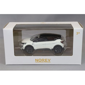 Modèle réduit Renault Captur Esprit Alpine 2024 - Blanc Nacré et Noir 1/64