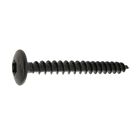 Boîte de 200 Vis à Penture 6 Lobes Acier Zingué Noir - Viswood