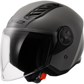 Casque Moto Jet LS2 Airflow II Nardo Grey - Confort et Protection