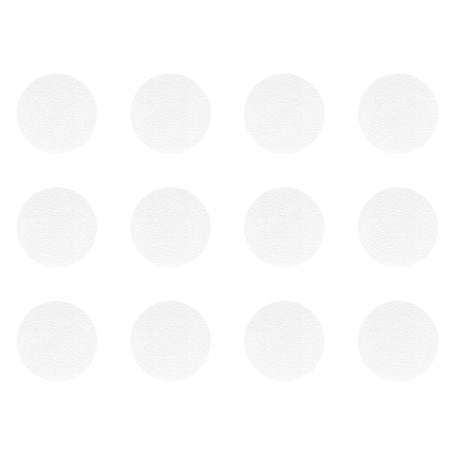 Lot de 12 Cache Vis Autocollants Blancs pour Meubles - Protection Bouchons