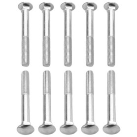 Boîte de 10 Vis à Tête Bombée en Acier Inoxydable A2 - M12x40mm