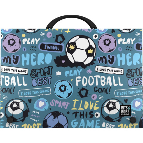 Mallette Scolaire Grafoplás Hero - Format Folio avec Poignée et Fermeture à Pression