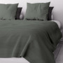 Couvre-lit Kaki Adèle en Coton Recyclé - 220x240 cm