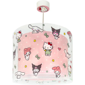 Lustre Hello Kitty et Amis - Lampe Suspension Rose E27