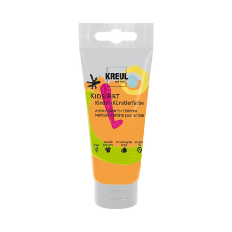 Peinture KREUL Kids Art Orange 75 ML - Peinture Opaque Mate pour Enfants